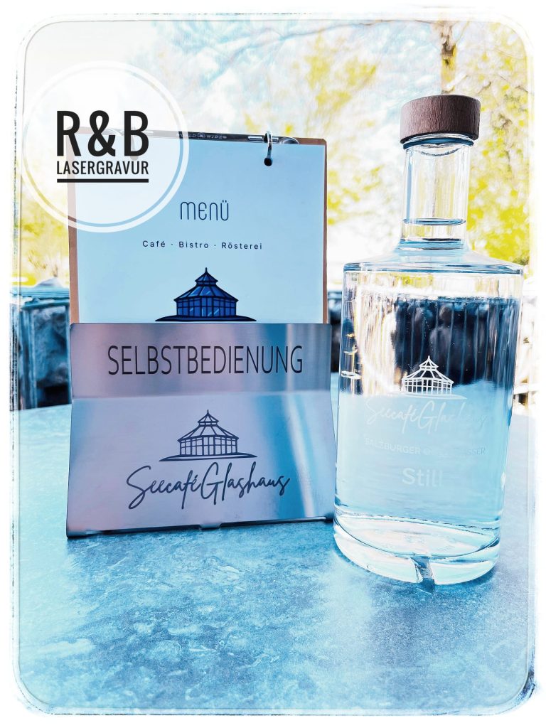 Edelstahl Menükartenhalter 2