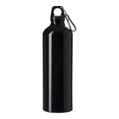Alu Trinkflasche schwarz