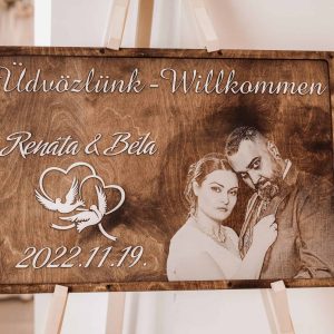 Hochzeit Willkommenstafel